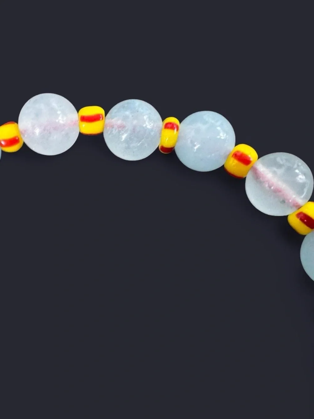 Trippy Glass Bead Bracelet